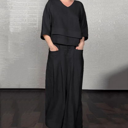 VALENTINA | Set 2 Pezzi con Vestibilità Rilassata e Stile Minimal per Tutti i Giorni